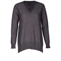 Pull réf. 2715 100% CACHEMIRE Gris anthracite