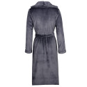 Fur button-down dressing gown in ESSENTIEL H50A Vison 
