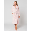 Wraparound robe in chenille fleece ESSENTIEL 964 Bois de rose