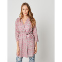 Liberty-print dressing-gown 160 WILTSHIRE ROSE